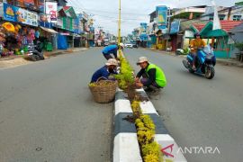 PUPR percantik median jalan