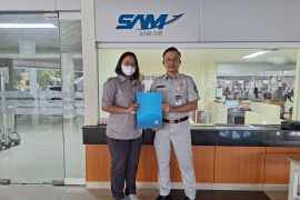 Jasa Raharja Maluku dan PT Sam Air kerja sama perlindungan  penumpang