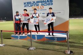 Pelari Sulsel raih emas 100 m putra Kejurnas Pra-PON di Solo