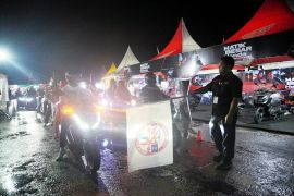 Komunitas Honda Babel ramaikan "Honda Premium Matic Day" di Belitung Timur