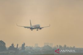 Kabut Asap Dampak Karhutla di Kalsel
