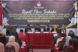 KPU Magetan: DPT Pemilu 2024 sebanyak 538.877 pemilih
