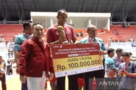 Bhayangkara Polda Kalteng juara pertama voli tingkat nasional 2023
