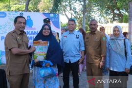 Gerakan pangan murah digelar di Sabang, 510 paket diserbu masyarakat