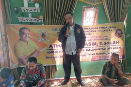 Anggota DPRD Kalsel sosialisasikan Perda penyelenggaraan penanggulangan bencana