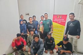 Polisi  tangkap sembilan pekerja migran Indonesia ilegal di Asahan