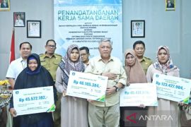 BPJS Ketenagakerjaan-Bangka Barat salurkan santunan ahli waris