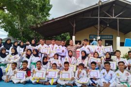 Kejuaraan Karate Polsek Barumun Palas berakhir, berikut nama - nama juaranya