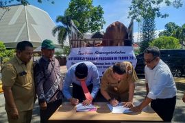 Sapi kurban bantuan Presiden Jokowi beratnya lebih satu ton, dikirim ke Aceh Singkil