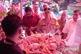 Jelang perayaan Idul Adha harga daging ayam di Palabuhanratu melambung