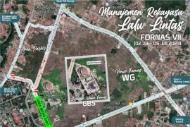 Rekayasa Lalin diberlakukan di Soreang Bandung pada 2-5 Juli sehubungan Fornas VII