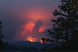 Titik kebakaran hutan di Kanada semakin bertambah