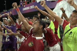 Bantai Myanmar 5-1, timnas sepak bola cp Indonesia masuk final