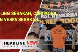 Curi Vespa dimasukkan ke mobil curian, penadah dibekuk Polres Bogor