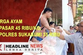 Polres Sukabumi gelar bazar murah ayam potong