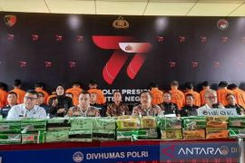 Bareskrim gagalkan peredaran 428 kg sabu dan 162.932 butir ekstasi