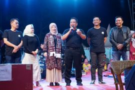 Malam puncak HUT Kota Tebing Tinggi ke-106 meriah di halaman Balai Kota