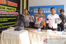 Polres Kampar amankan 3,3 kilogram narkoba