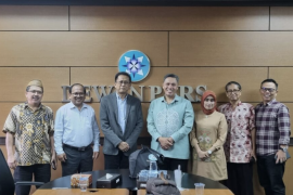 Kominfotik Gorontalo bahas kompetensi wartawan di Dewan Pers