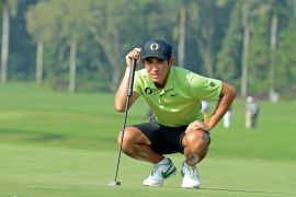 Selangkah lagi Gabriel Hansel menjuarai Amateur Golf Championship 2023