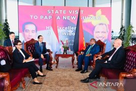 Presiden Jokowi lakukan pertemuan dengan PM Papua Nugini