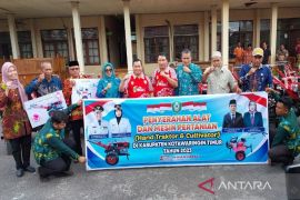 Petani Kotim terus digelontor bantuan alsintan
