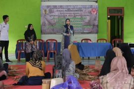 Dekranasda HST bina warga olah eceng gondok jadi kerajinan tangan