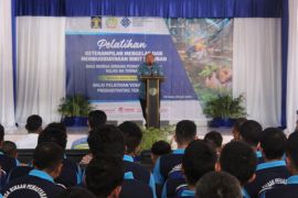 Warga binaan Lapas Ternate diberi pelatihan pengelasan dan pertanian