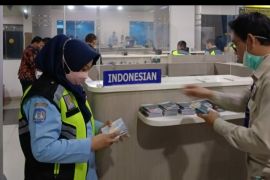 Kemenkumham evaluasi pelayanan  paspor Debarkasi Haji Palembang