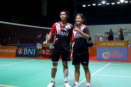 Adrian Pratama/Felisha buka keunggulan Indonesia di perempat final BAJC