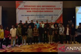 Bawaslu Bangka Tengah sosialisasikan produk hukum kepemiluan