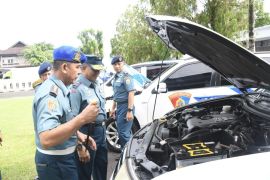 Lantamal VIII lakukan pengecekan kondisi kendaraan dinas di Manado