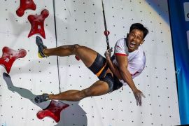 Mahasiswa Surabaya raih emas di Piala Dunia Panjat Tebing