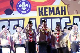 Gubernur Kalsel membuka  Kemah Bela Negara 2023