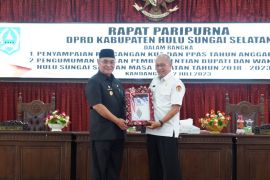 DPRD HSS paripurnakan penyampaian KUA-PPAS tahun 2024