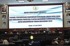 DPRD Banjarmasin terima rancangan KUA PPAS APBD tahun 2024