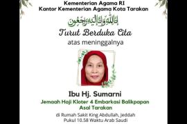 Seorang jamaah haji asal Tarakan meninggal dunia di Jeddah