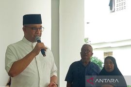 Hoaks! Foto ribuan jemaah Haji dukung Anies di depan Ka'bah