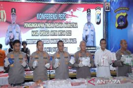 Polda Kalsel sita 10,8 kilogram sabu-sabu selama Operasi Antik