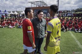 Erick Thohir tinjau seleksi timnas U-17 di Gianyar, Bali