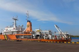 Kapal Geomarin III survei cekungan migas di perairan Bone Sulsel