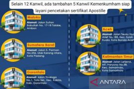 17 Kanwil Kemenkumham siap layani pencetakan sertifikat apostille