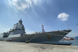 Kapal perang Italia bersandar di Jakarta, dukung kebebasan navigasi