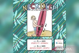 Grup band Neck Deep siap guncang Surabaya dan Jakarta