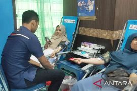 IKWI Lhokseumawe kumpulkan 34 kantong darah