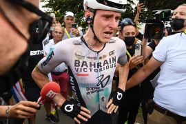 Matej Mohoric menangi etape 19 Tour de France