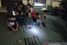Polisi amankan lima remaja bersenjata tajam di Lhokseumawe