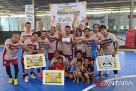 Tim Wartawan Polda Kalsel jawara futsal PORWADA 2023