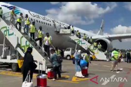 327 jamaah haji Kloter 10 Embarkasi Banjarmasin tiba di tanah air