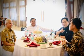 Ganjar, Gibran, Erick dan Prabowo bertemu